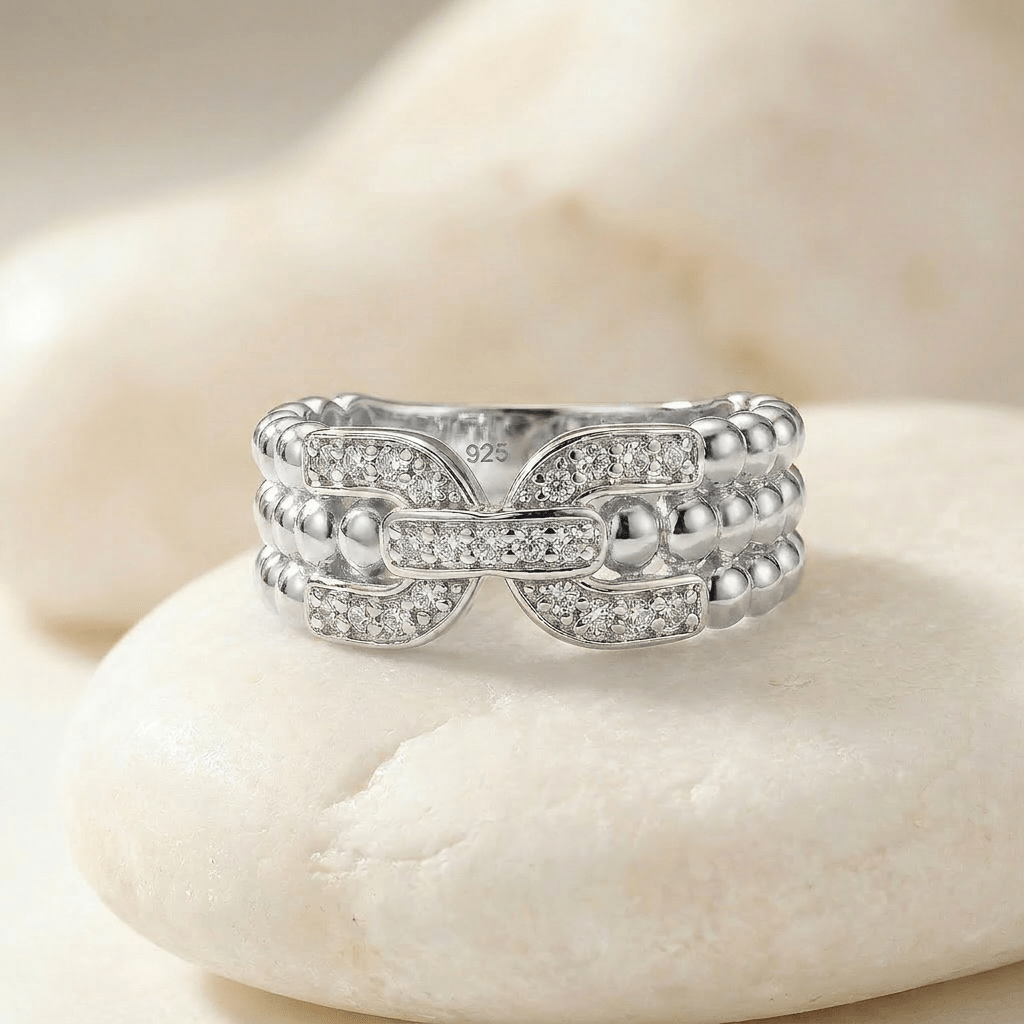 Bague Hyphen - Argent 925, Oxyde de zirconium