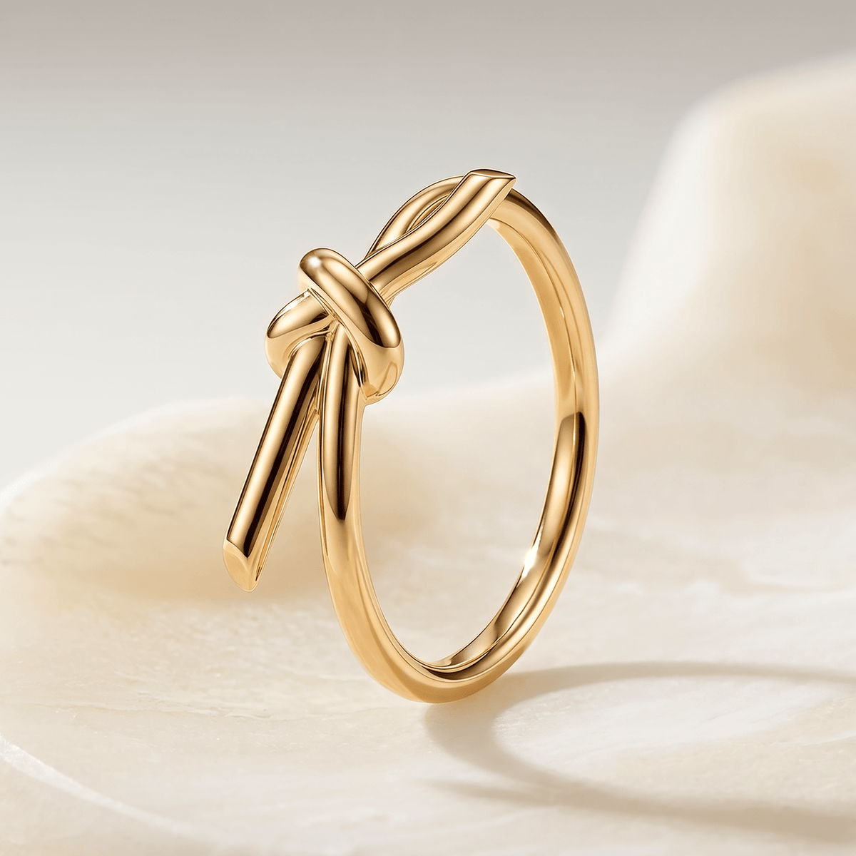 Bague Knot - Argent 925 doré Or jaune 18k