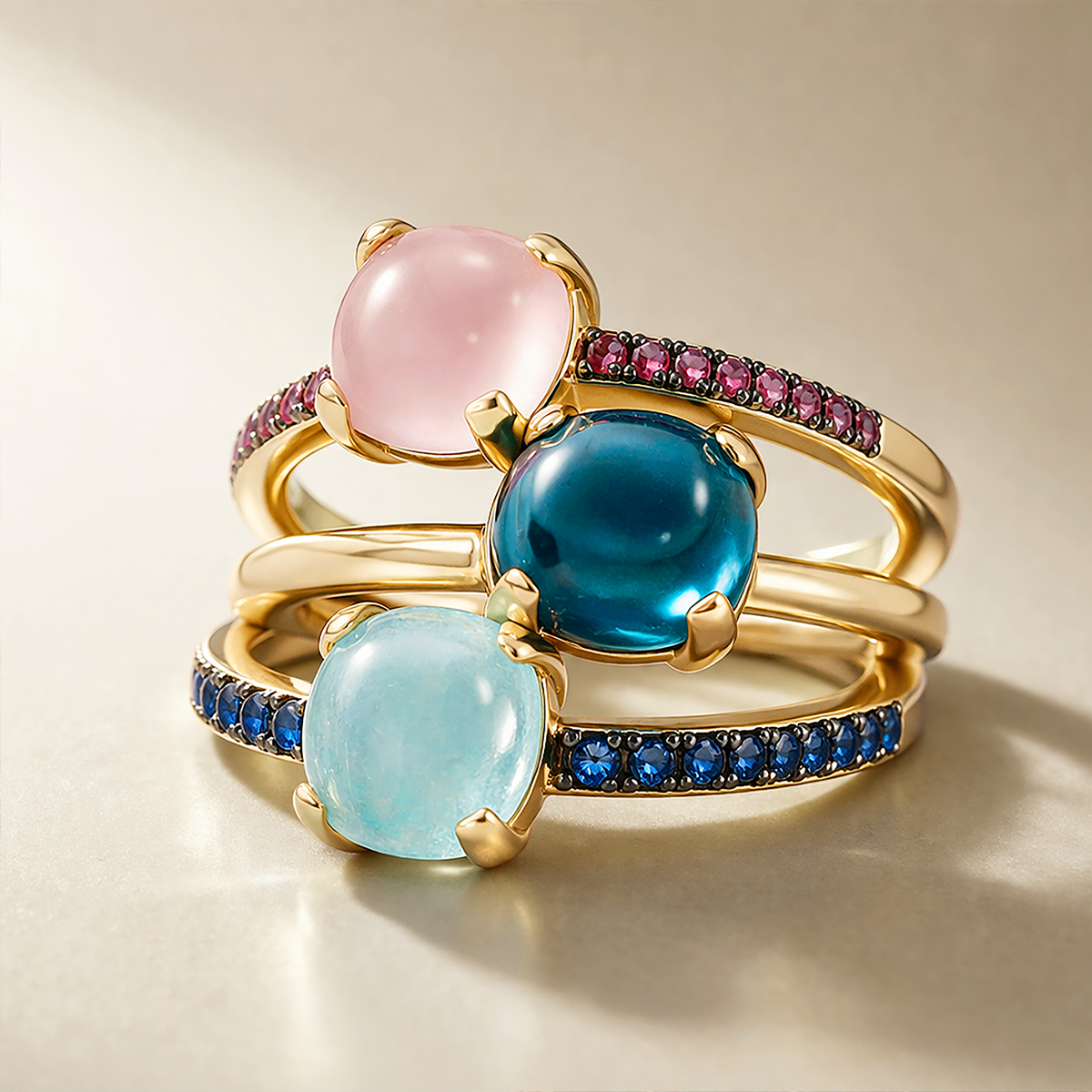 Trio de bagues Manhattan